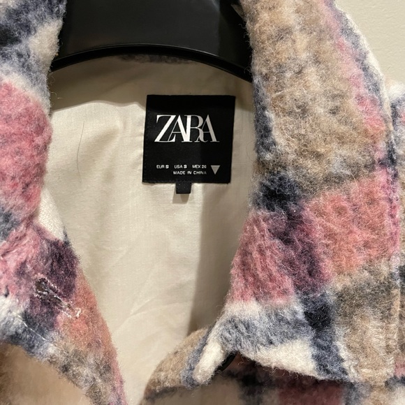 Zara plaid over shirt (shacket) - Picture 3 of 4